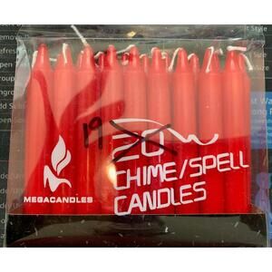 19 Small Red Chime/Spell Candles